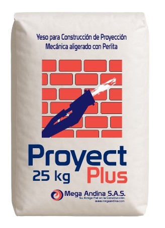 ProyectPlus yeso proyectado para aplicación mecánica