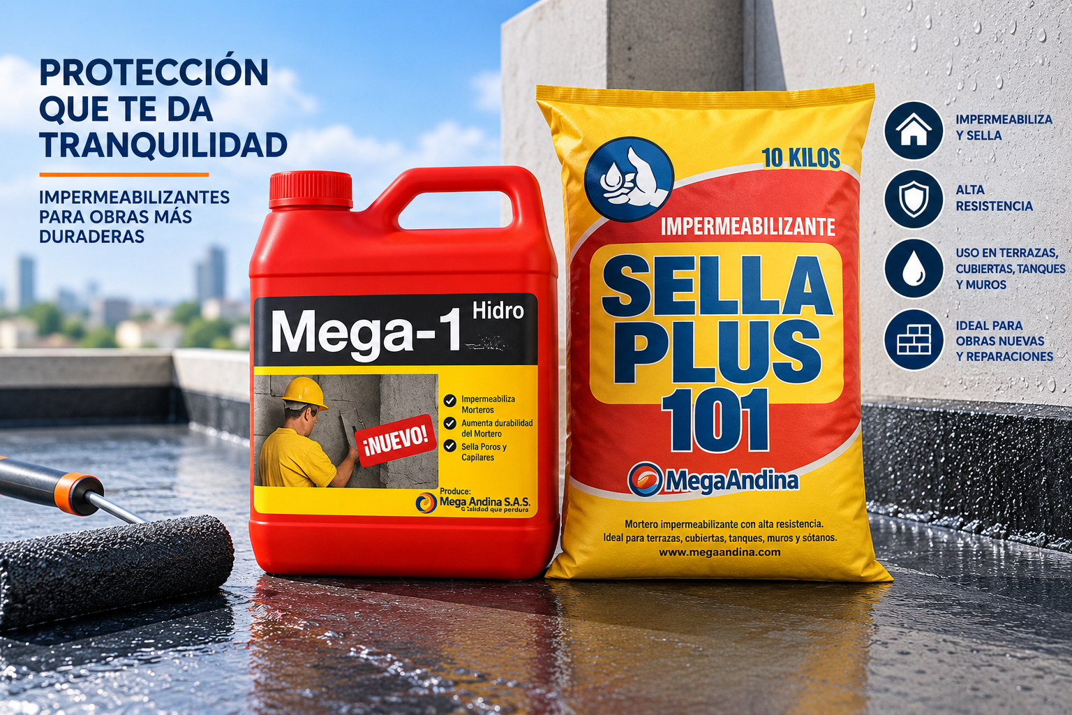 Impermeabilizantes Mega Andina