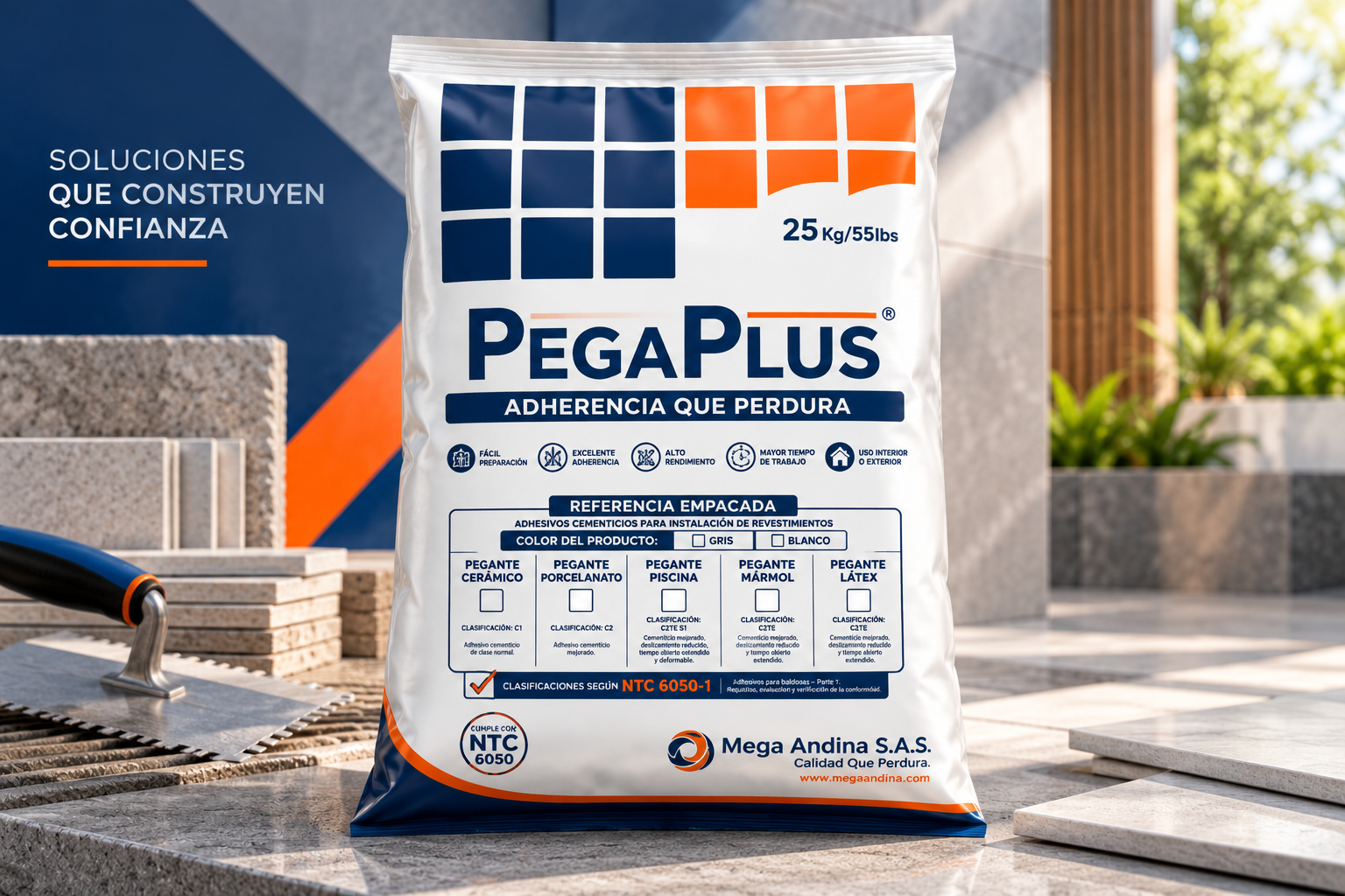PegaPlus pegantes para baldosas