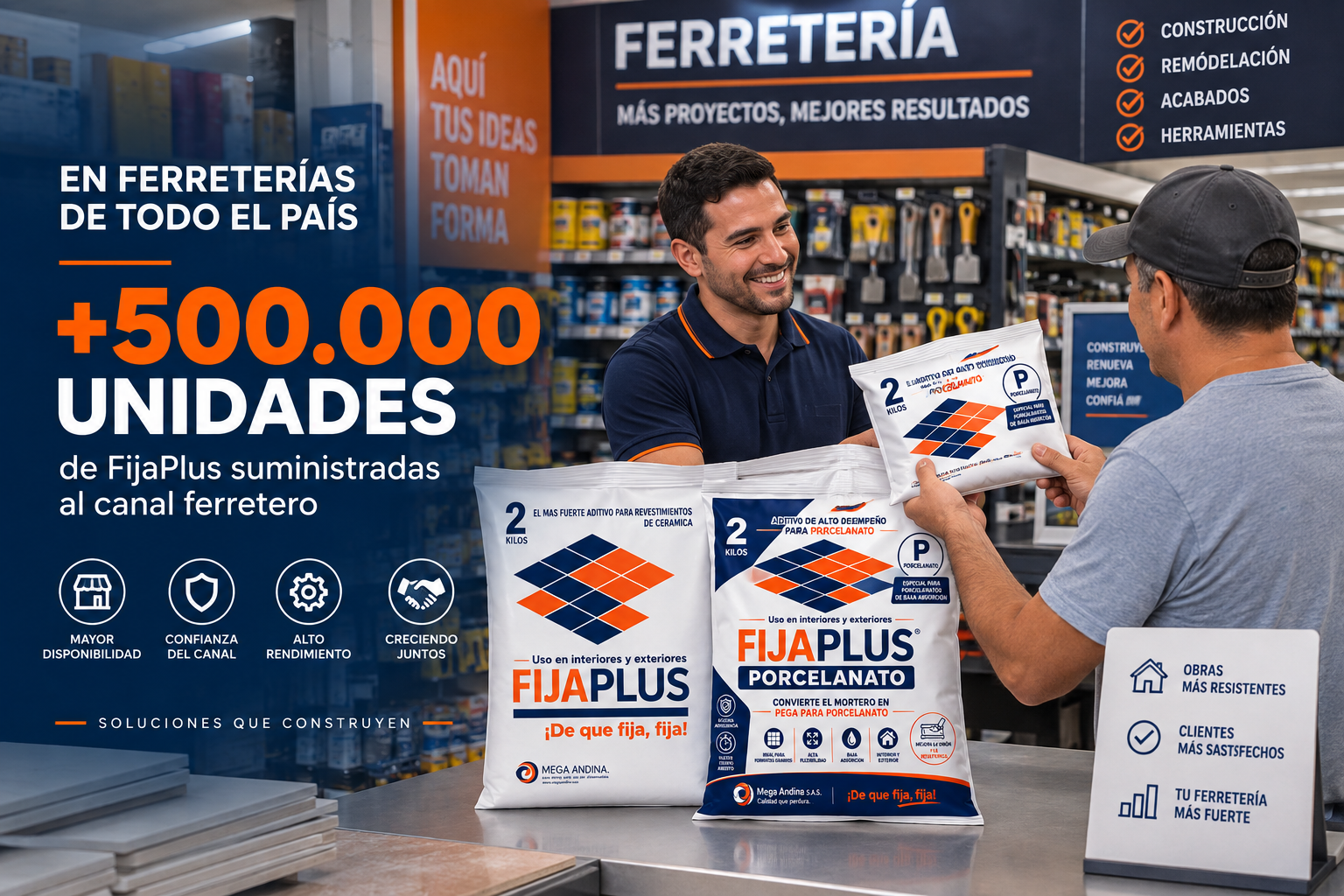 Experiencia Mega Andina en proyectos